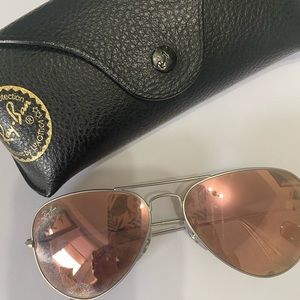 Ray-Ban pink aviator